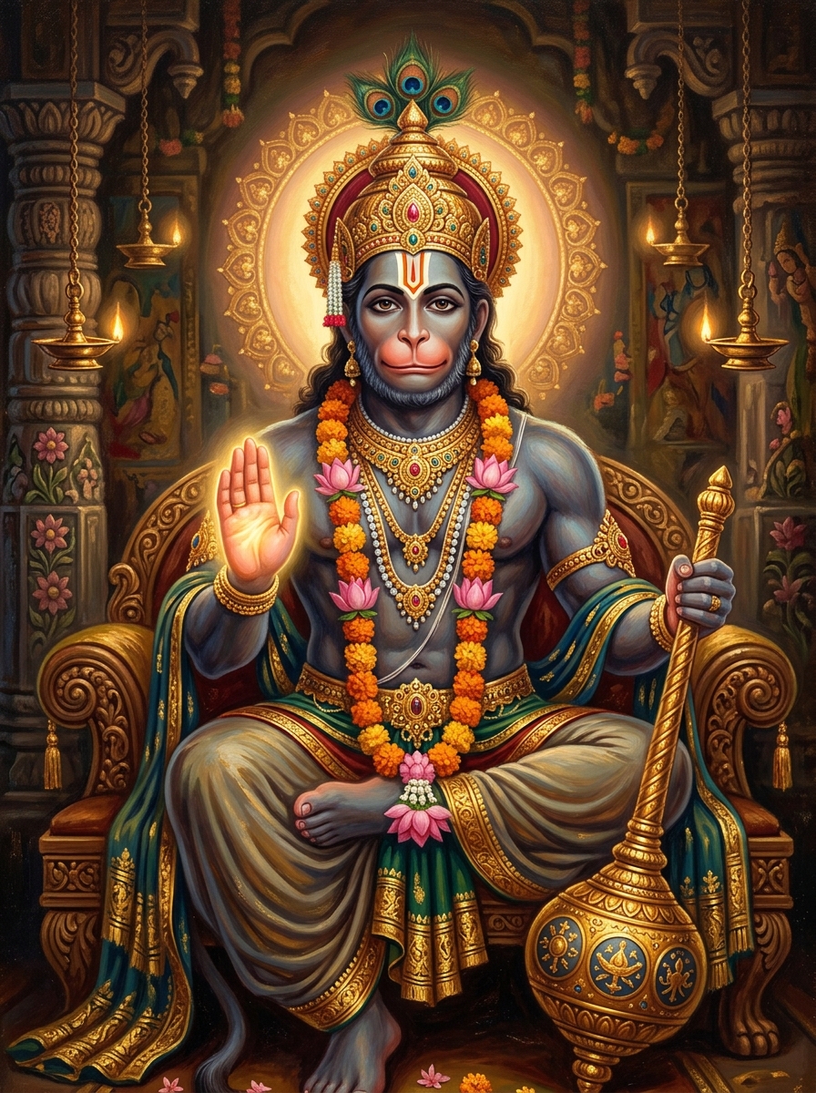 Lord Shree Sankat Mochan Hanuman Divine Blessing - Doon Se Duniya Tak
